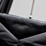 Saint Laurent Puffer Tote In Econyl Black